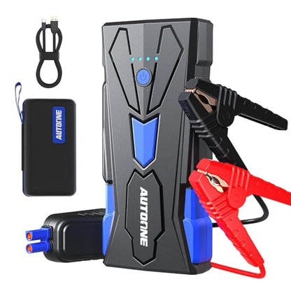 6000A Car Battery Jump Starter Up to All Gas & 12L Diesel Engine