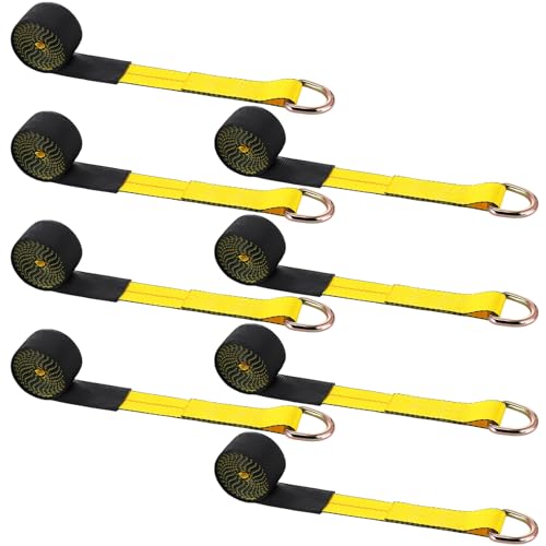 12 Pack 2" x 12ft Lasso Tow Truck Straps with D Ring 11 (12 Count)