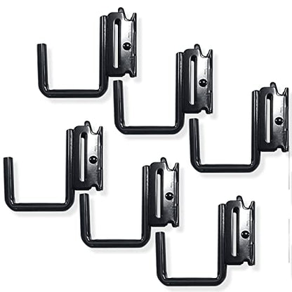 6 PCS E Track J Hooks Heavy Duty Steel Hanger (6 Count)