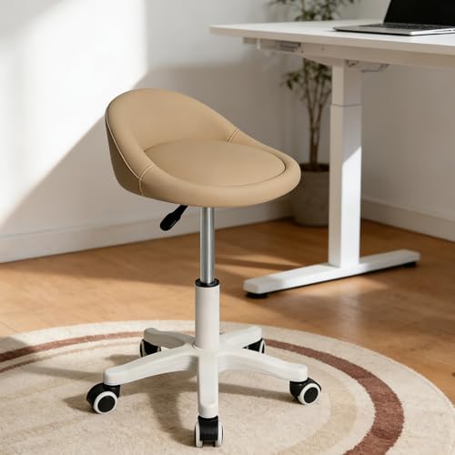 Rolling Stool Low Backrest