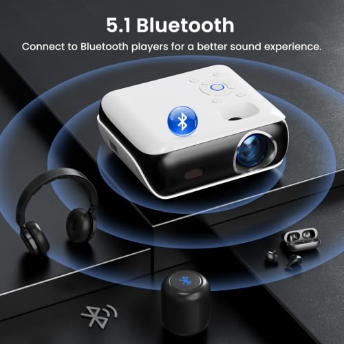Native 1080P Outdoor Smart Projector