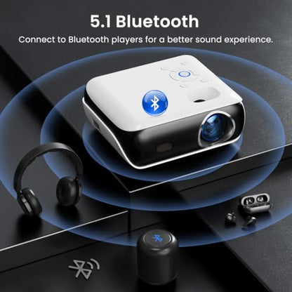 Native 1080P Outdoor Smart Projector