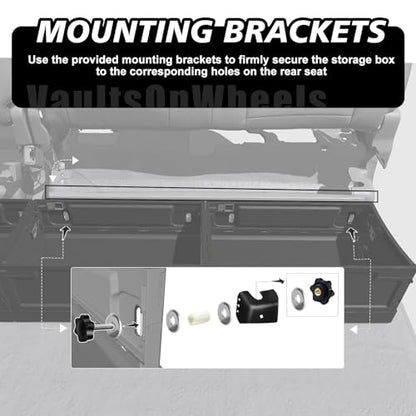 Foldable Under Seat Storage Box for Ford F150 2015