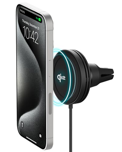 Velox Qi2 Mini Wireless Charging Car Mount