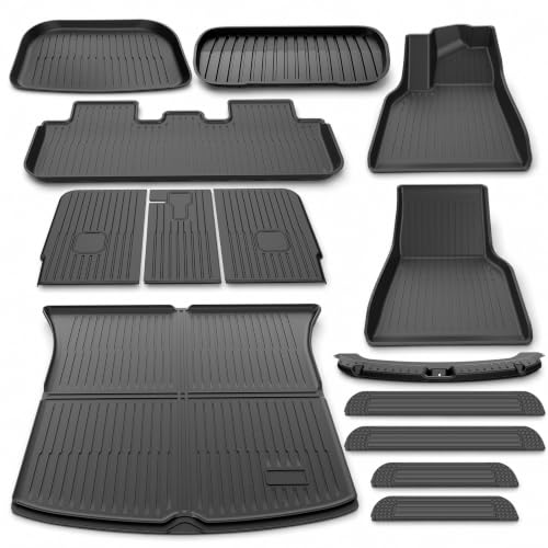 Floor Mats for 2025 2026 Tesla Model Y Juniper Floor Liners Full Set
