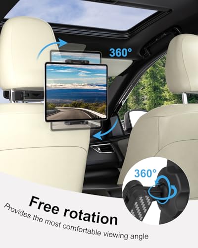 Car Headrest Tablet Holder for Backseat