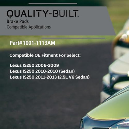 Rear Semi Metallic Brake Pads