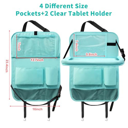 Backseat Car Organizer with Tablet Holder (2 Count)