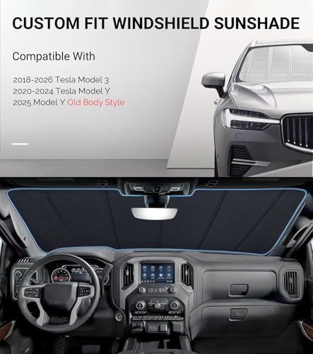 Windshield Sun Shade for Tesla Model 3 2018