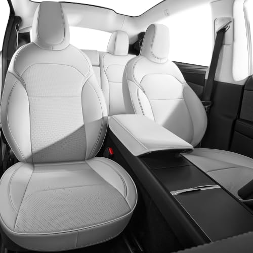 for 2025 2026 Tesla Model Y Seat Cover Custom Fit Light