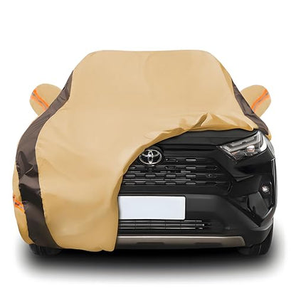 RAV4 Car Cover Waterproof All Weather Compatible with Toyota RAV4