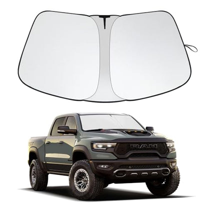 2026 Upgrade Front Windshield Sunshade Fit for Dodge RAM 1500 2010