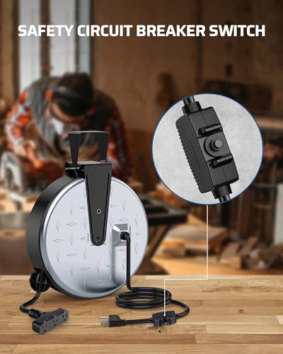 Retractable Extension Cord Reel