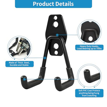 2 Pack Garage Storage Utility Hooks