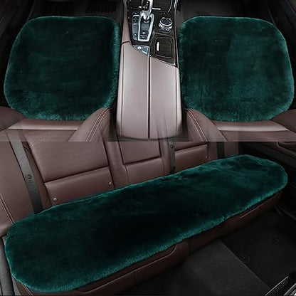 Genuine Sheepskin Car Rear Seat Rear Cover for Fuzzy Fur Wool Cushion