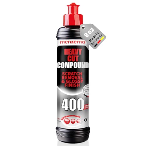 Heavy Cut Compound 400 Car Polish I Scratch Repair I 8 oz (8 Fl Oz)