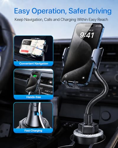 Military Grade Cup Holder Phone Holder