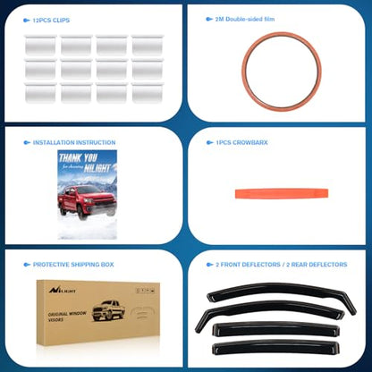 Vent Window Visors for 2021 (4 Count)