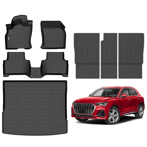 Floor Mats & Cargo Liner Backrest Mat for Audi Q3 2019