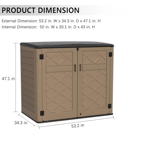 Larger Outdoor Storage Shed Weather Resistance