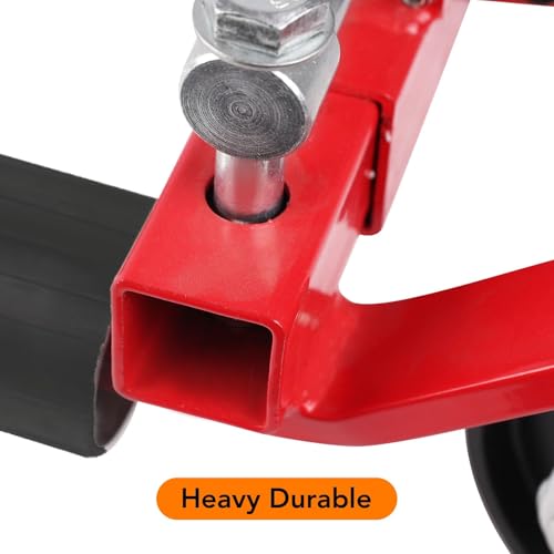 2 Pcs Car Wheel Dolly with Hydraulic Tire Jack (2 Count)