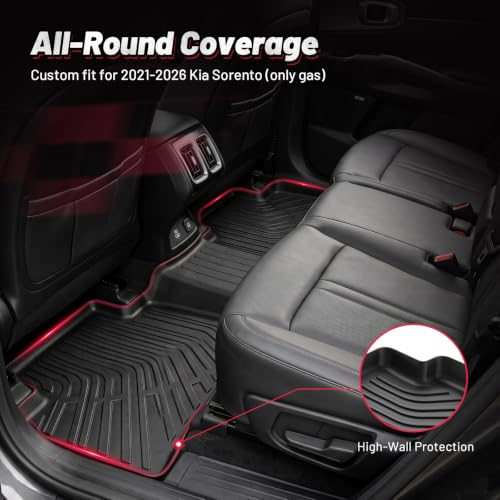 Floor Mats for Kia Sorento Gas Only 2021
