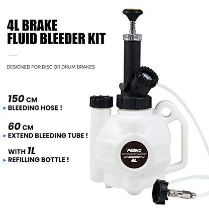 4L Brake Bleeder Kit One Person