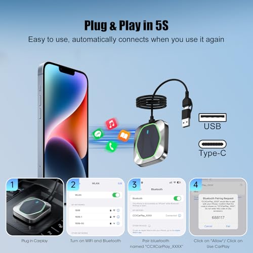 Wireless CarPlay Adapter for iPhone