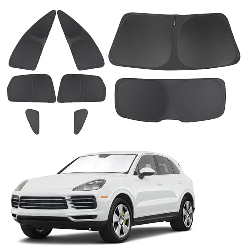 Window Shades for Porsche Cayenne 2019 (8 Count)