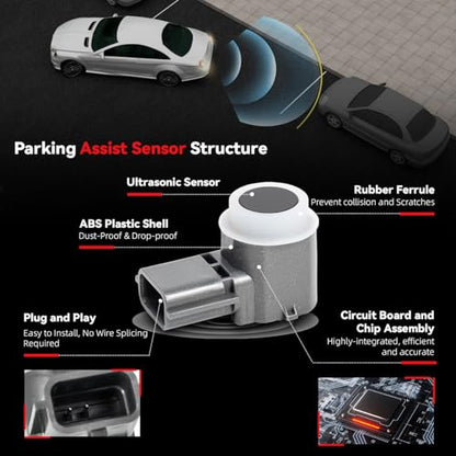 4pcs Rear Bumper Parking Aid Sensors for Nissan Infiniti