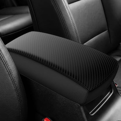 Center Console Cover for Nissan Sentra 2020 2021 2022 2023 2024 2025 Accessories Carbon Fiber Armrest Cover Anti