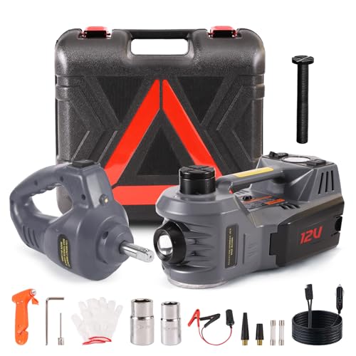 Portable 5 Ton 12V Electric Car Jack Kit Hydraulic Floor Jack