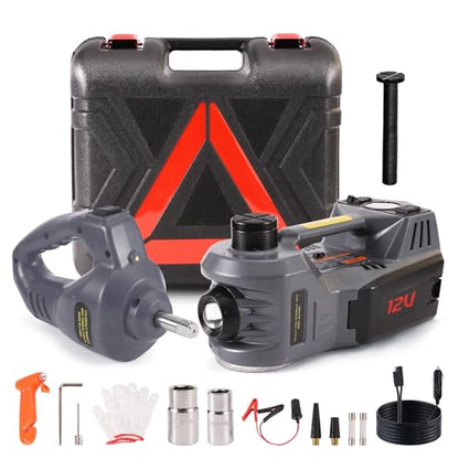 Portable 5 Ton 12V Electric Car Jack Kit Hydraulic Floor Jack