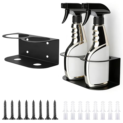 2 Pack Spray Bottle Holder Wall Mount (2 Count)