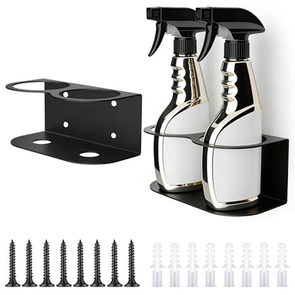 2 Pack Spray Bottle Holder Wall Mount (2 Count)