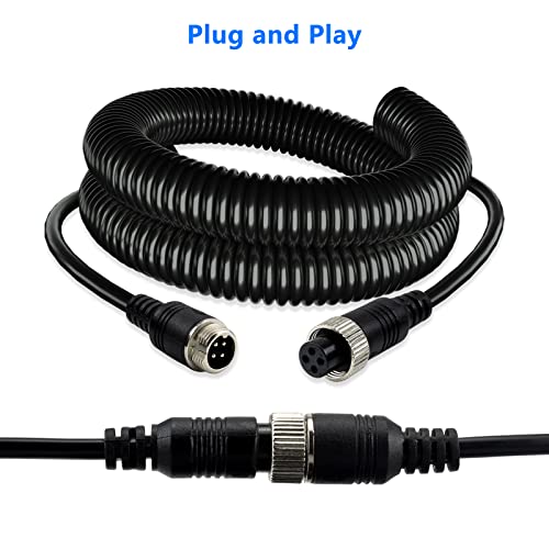 4 Pin Camera Cable with Corrugation Tube Cover