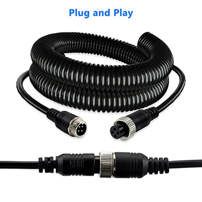 4 Pin Camera Cable with Corrugation Tube Cover
