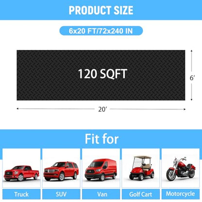 6x20 FT Garage Floor Mat