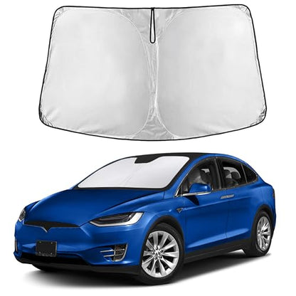 Windshield Sun Shade Compatible for Tesla Model X 2016