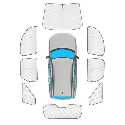 8pcs Thicken Sun Shades for Ford Bronco Sport 2021 (8 Count)