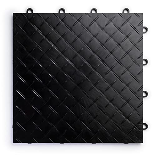 SnapLock RaceDeck Diamond 12"x12" Interlocking Garage Tiles (24 Count)