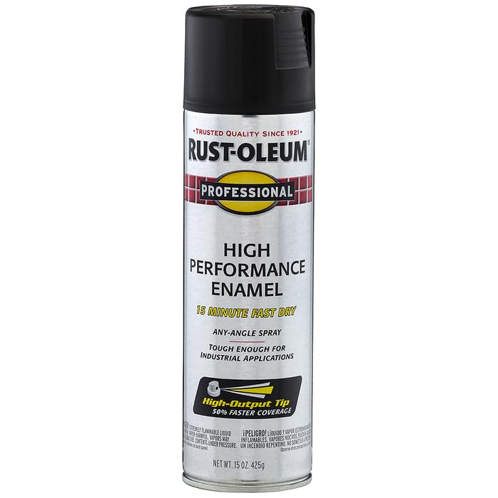 Professional High Performance Flat Black Spray Paint