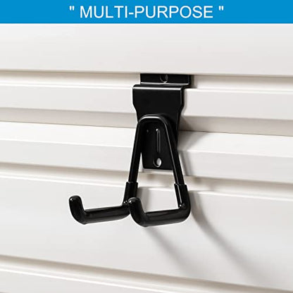 12Pack Slatwall Hooks Heavy Duty Slatwall Accessories Garage Slatwall Hooks and Hangers Small U Hook