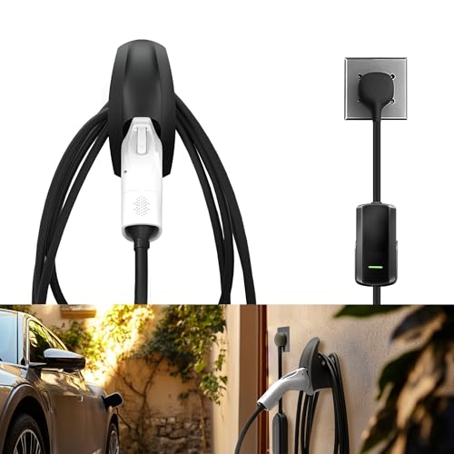 EV Charging Cable Holder Wall Mount for J1772 Charger (10 Count)