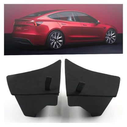 Trunk Storage Box Compatible For Tesla Model 3 2024+ Rear Trunk Side Storage Box Lids Organizer Garbage Bins Car Accessories
