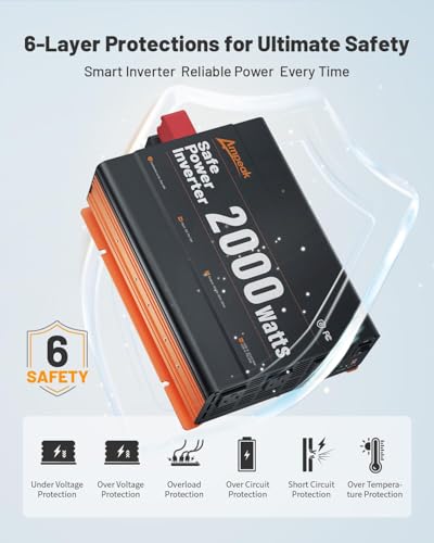 2000W Power Inverter 12V DC to 110V AC