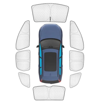 8pcs Thicken Sun Shades for Volvo XC60 2018 (8 Count)