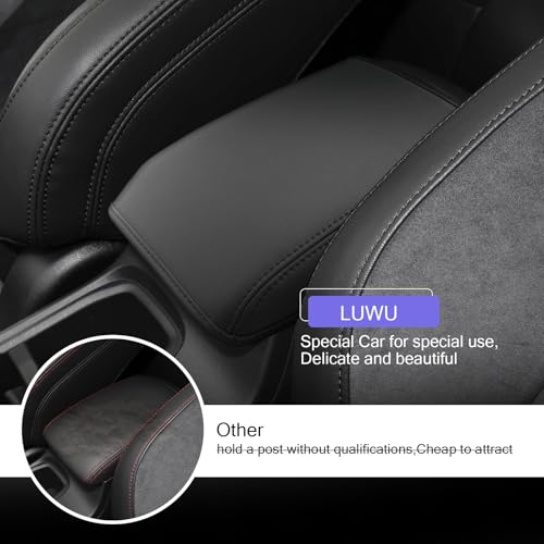 2025 2026 WRX Center Console Cover Compatible with 2022 2023 2024 2025 2026 Subaru WRX Accessories 2025 2026 WRX Armrest Cover [Standard Six