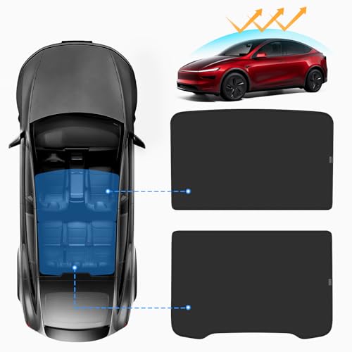 Upgraded 2026 Roof Sunshade for Tesla Model Y Juniper