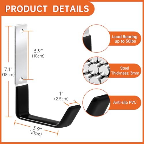 Heavy Duty Steel Garage Hooks